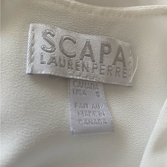 Scapa Lauren Perre Ivory Split Sleeve Blouse - Picture 11 of 12